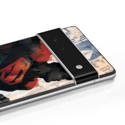 DC Comics Superman Color Sketch Google Pixel 6 Pro Skin